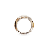 Anello "Laguna" colore bianco con finitura lucida